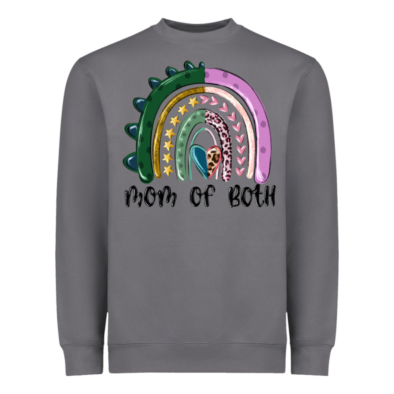 Mom Of Both Rainbow Heavyweight Sweatshirt by MaliasSmallBusiness | Teevron
