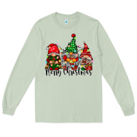 Matcha merry christmas gnomes Long Sleeve Tee - CowhideDigitalArt