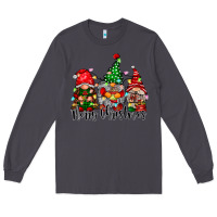 Smoke merry christmas gnomes Long Sleeve Tee - CowhideDigitalArt