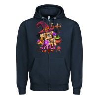 Navy i put a spell on you Zipper Hoodie - AdoDesignShop