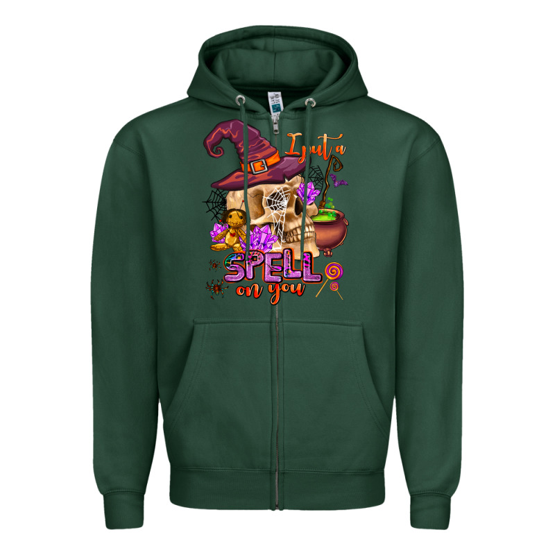 I Put A Spell On You Zipper Hoodie by AdoDesignShop | Teevron