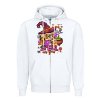 White i put a spell on you Zipper Hoodie - AdoDesignShop