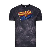 Cloud Black arizona flag Vintage Tee - BarkalooDesign