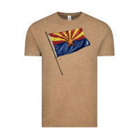 Vintage Coffee arizona flag Vintage Tee - BarkalooDesign