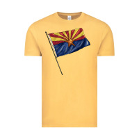 Vintage Mustard arizona flag Vintage Tee - BarkalooDesign