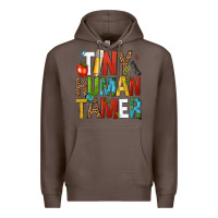 Coffee tiny human tamer Premium Hoodie - NancyCooperArtShop