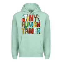Seafoam tiny human tamer Premium Hoodie - NancyCooperArtShop