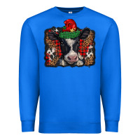 True Royal christmas black and white baby cow Premium Sweatshirt - BarkalooDesign
