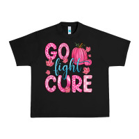 Black go fight cure Urban Heavy Tee - Zillion Design Studio