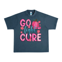 Midnight Navy go fight cure Urban Heavy Tee - Zillion Design Studio