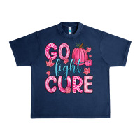 Navy go fight cure Urban Heavy Tee - Zillion Design Studio