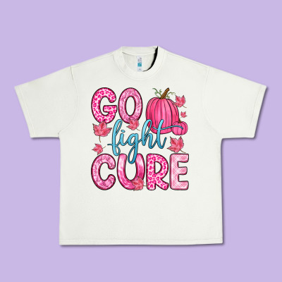 Go Fight Cure Urban Heavy Tee Designed By Zillion Design Studio