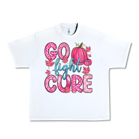 White go fight cure Urban Heavy Tee - Zillion Design Studio