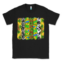 Black St. Patrick's Day brushstrokes Classic Tee - Neo Western