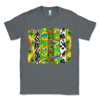 Charcoal Heather St. Patrick's Day brushstrokes Classic Tee - Neo Western