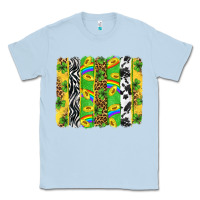 Dusty Blue St. Patrick's Day brushstrokes Classic Tee - Neo Western