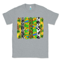 Heather Grey St. Patrick's Day brushstrokes Classic Tee - Neo Western