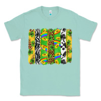 Seafoam St. Patrick's Day brushstrokes Classic Tee - Neo Western
