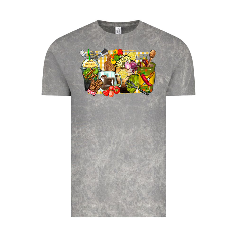 Lunch Lady Coffee Cups Vintage Tee by Zillion Design Studio | Teevron