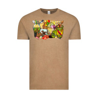 Vintage Coffee lunch lady coffee cups Vintage Tee - Zillion Design Studio