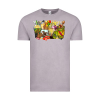 Vintage Zinc lunch lady coffee cups Vintage Tee - Zillion Design Studio