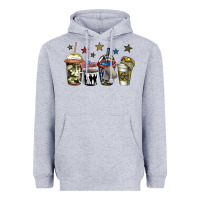 Heather Grey army coffee Heavyweight Hoodie - Jasminsmagicworld