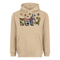 Mushroom army coffee Heavyweight Hoodie - Jasminsmagicworld