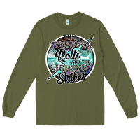 Army Green the thunder rolls and the lightnin strikes Long Sleeve Tee - SublimationCraftShop