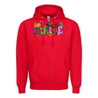 Red halloween nurse Zipper Hoodie - AdoDesignShop