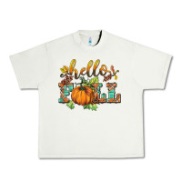 Pistachio hello fall pumpkin Urban Heavy Tee - BarkalooDesign