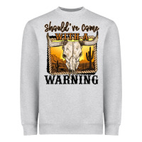 Heather Grey should've come with a warning Heavyweight Sweatshirt - MaliasSmallBusiness