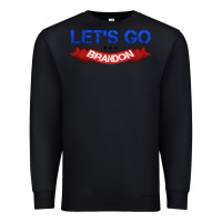 Black Let's Go Brandon Premium Sweatshirt - Jasminsmagicworld