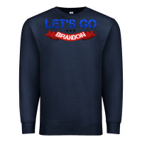 Navy Let's Go Brandon Premium Sweatshirt - Jasminsmagicworld
