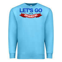 Ocean Blue Let's Go Brandon Premium Sweatshirt - Jasminsmagicworld