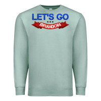 Seafoam Let's Go Brandon Premium Sweatshirt - Jasminsmagicworld