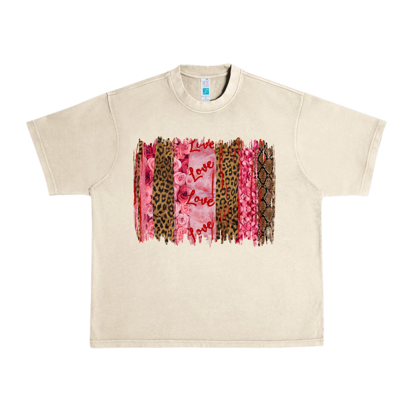 Valentine's Day Love Brushstrokes Urban Heavy Tee by RanaPortraitStore | Teevron