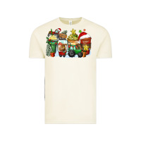 Vintage Arctic Christmas tractor coffee cups Vintage Tee - Zillion Design Studio