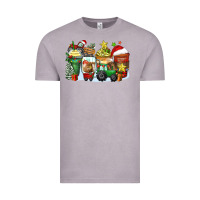 Vintage Zinc Christmas tractor coffee cups Vintage Tee - Zillion Design Studio