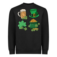 Black pot of gold Heavyweight Sweatshirt - MaliasSmallBusiness