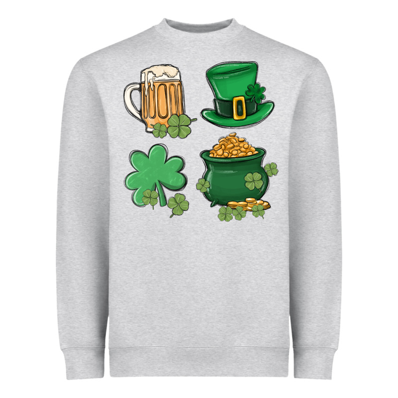 Pot Of Gold Heavyweight Sweatshirt by MaliasSmallBusiness | Teevron