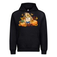 Black fall scarecrow Urban Hoodie - LillyAllenDesigns