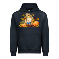Navy fall scarecrow Urban Hoodie - LillyAllenDesigns