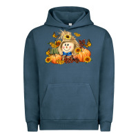 Pigment Midnight Navy fall scarecrow Urban Hoodie - LillyAllenDesigns