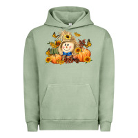 Pigment Oil Green fall scarecrow Urban Hoodie - LillyAllenDesigns