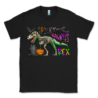 Black spooky saurus rex Classic Tee - CowhideDigitalArt