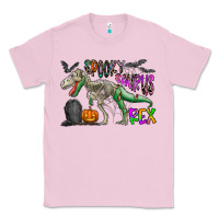 Bubblegum Pink spooky saurus rex Classic Tee - CowhideDigitalArt