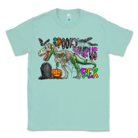 Seafoam spooky saurus rex Classic Tee - CowhideDigitalArt