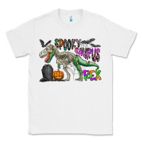 White spooky saurus rex Classic Tee - CowhideDigitalArt