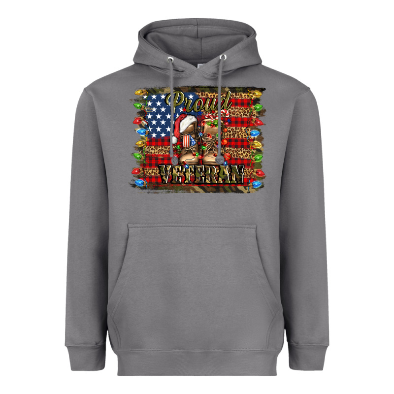 Proud Veteran Christmas Army Heavyweight Hoodie by Jasminsmagicworld | Teevron