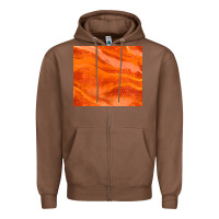 Chestnut orange glitter Zipper Hoodie - JahusDesignShop